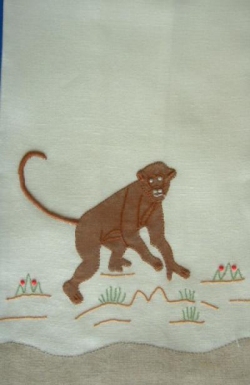 Monkey Guest Towel