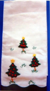 #Christmas Trees Guest Towel#